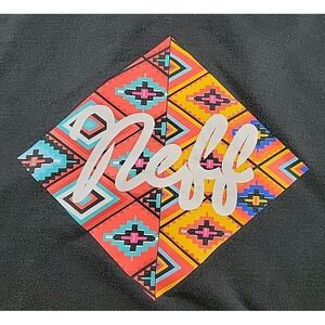 NEFF BLACK HOODIE, AZTEC PATTERN,‎ MEDIUM, UNISEX